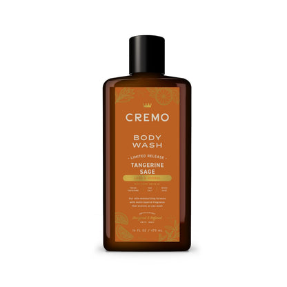 Cremo Body Wash for Men, Tangerine Sage, 16 Fl Oz