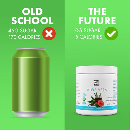 Aloe Vera Powder Drink Mix - Hydration Booster 40 Servings