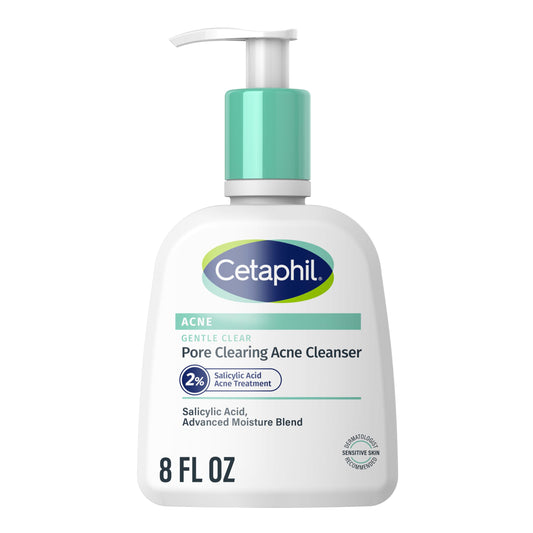 Cetaphil Gentle Clear Pore Clearing Acne Cleanser 8 Oz 2% Salicylic Acid (EXP: 08/26)