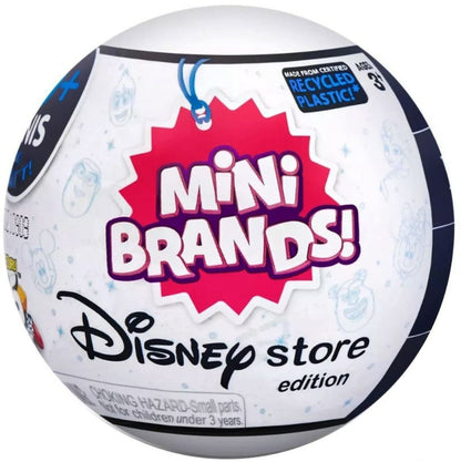 5 Surprise Mini Brands Disney Store Series 1 Mystery Capsule