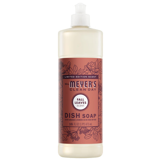 MRS. MEYER'S Dish Soap, Fall Leaves Scent, 16 fl oz