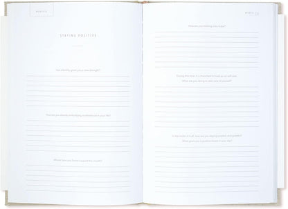 Promptly Journals, My Fertility Journal: A Healing Journey (Wheat Brown, Linen) | Infertility Journal | Grief Journal for Infertility | Infertility Self-Care Journal