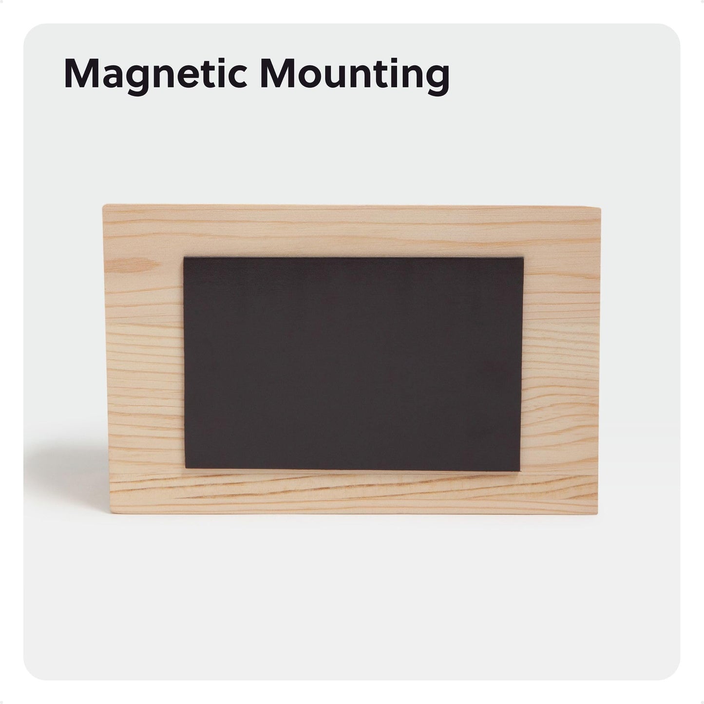 U Brands Magnetic Pen & Marker Holder Wood