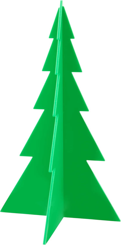 Acrylic 3D Mini Christmas Tree Blue/Green *Very Damaged Box*
