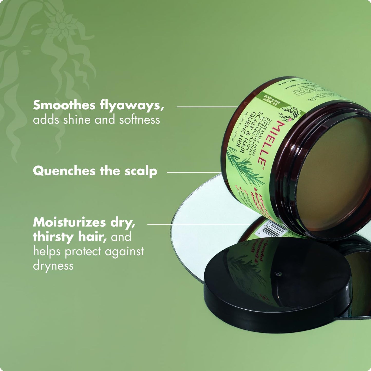 Mielle Rosemary Mint Strengthening Pomade