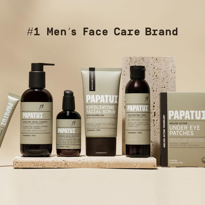 PAPATUI by Dwayne Johnson Fast-Acting Under Eye Patches for Men 6 Pairs
