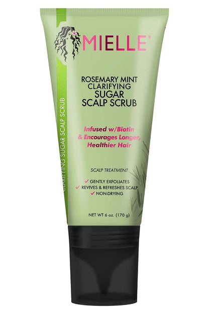 Mielle Rosemary Mint Clarifying Sugar Scalp Scrub - 6 Oz