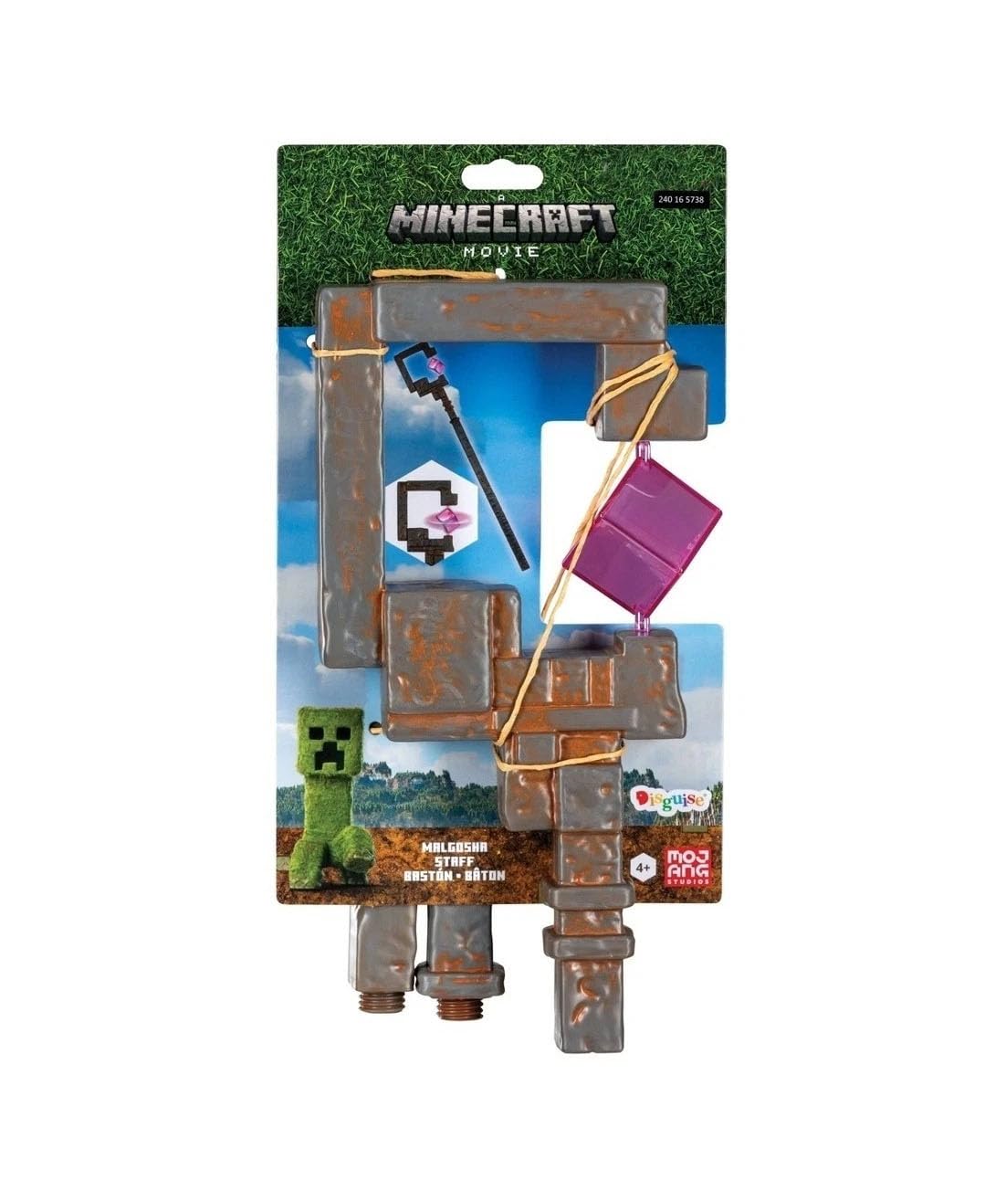 Minecraft Movie Malgosha Piglin Staff Costume Prop