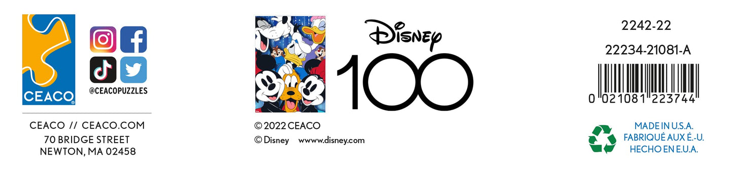 Disney's 100th Anniversary 200 Piece Jigsaw Puzzle