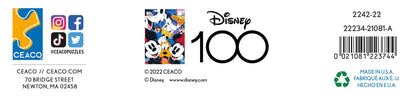 Disney's 100th Anniversary 200 Piece Jigsaw Puzzle