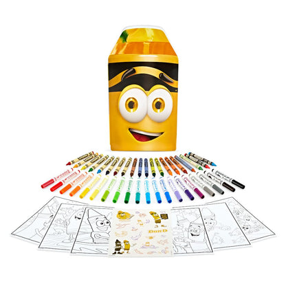 Crayola Coloring Set with Limited Edition Yellow Art Case