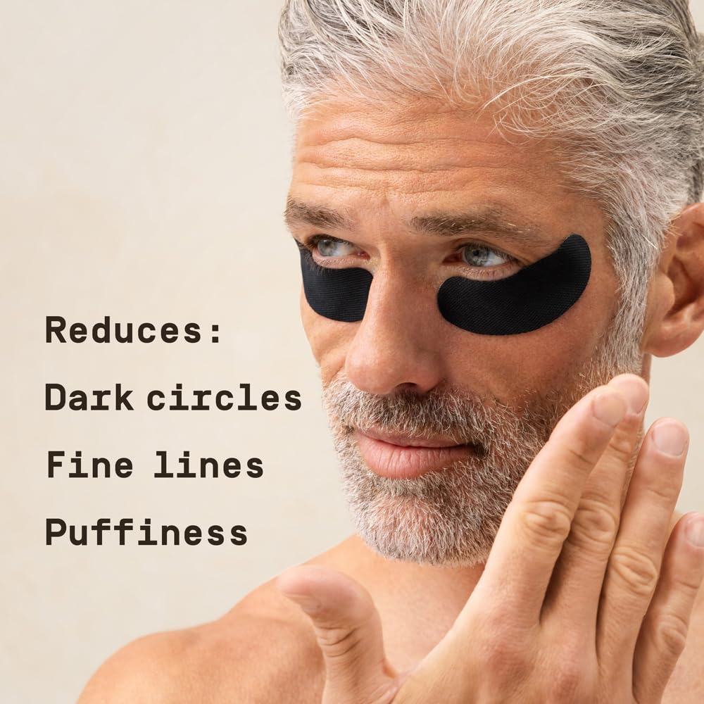 PAPATUI by Dwayne Johnson Fast-Acting Under Eye Patches for Men 6 Pairs