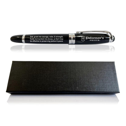 SUSZDOU Policeman Prayer Inspirational Bible Verse Pen