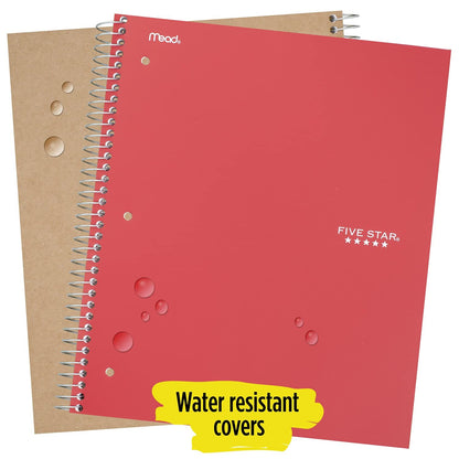 Five Star Spiral Notebook (Color Chosen At Random)