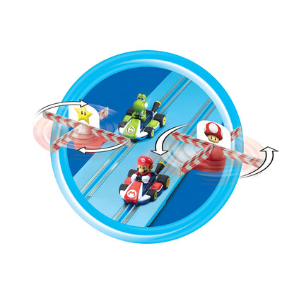 Carrera First Mario Kart - Slot Car Race Track with Spinners
