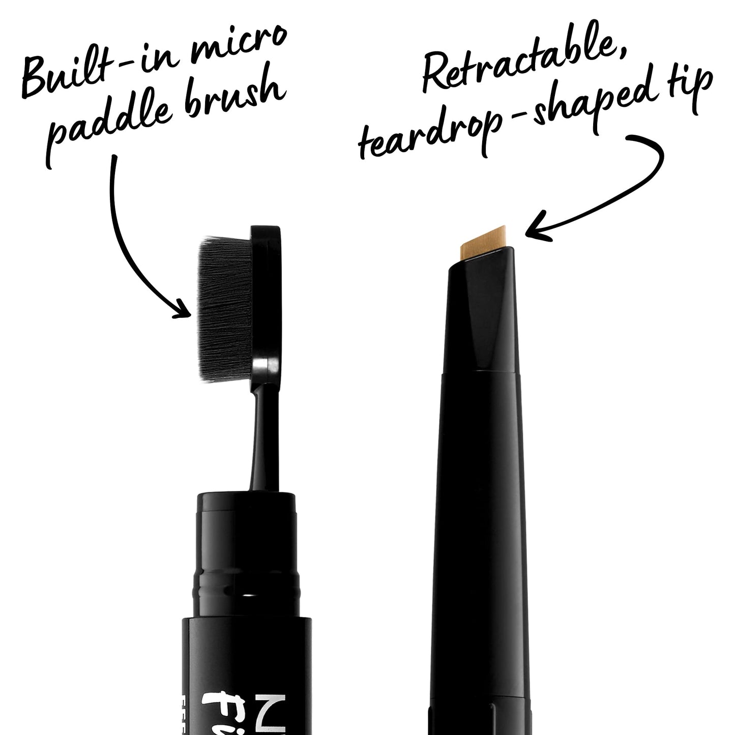 NYX PROFESSIONAL Fill & Fluff Eyebrow Pomade Pencil, Blonde
