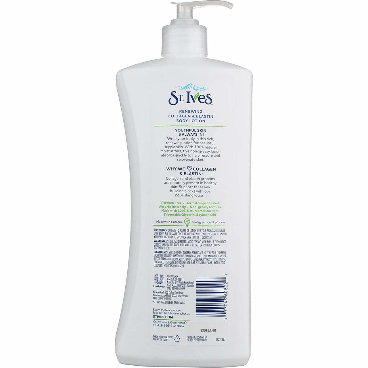 St. Ives Renewing Collagen & Elastin Body Lotion 21 oz