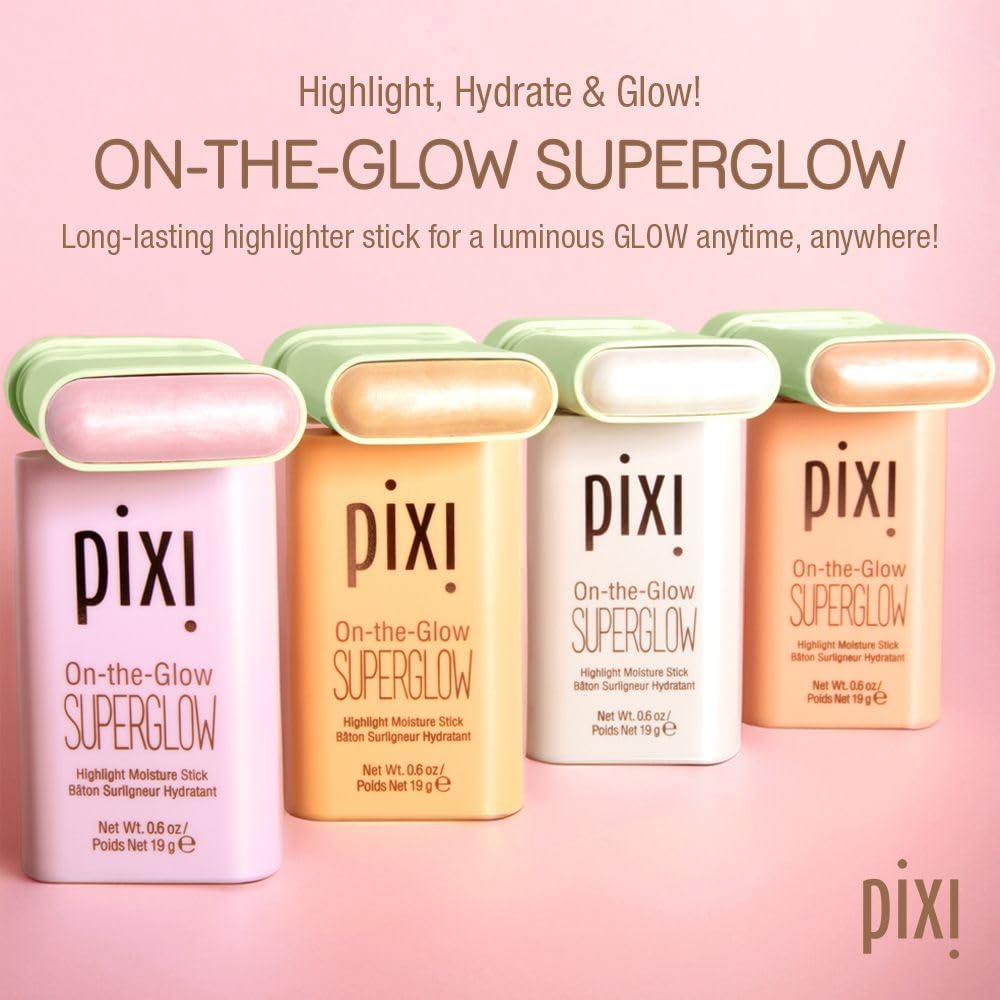 Pixi ON-THE-GLOW SuperGlow Cream Highlighter Stick, Dewy | Natural Lustre