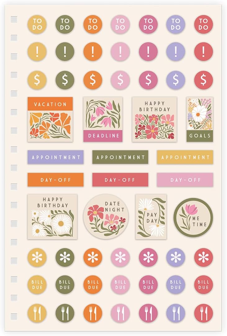 Lady Jayne Flower Market Undated Hardcover Planner (83290)
