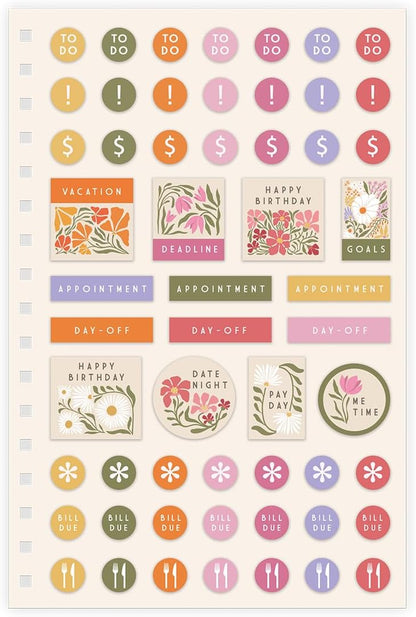 Lady Jayne Flower Market Undated Hardcover Planner (83290)