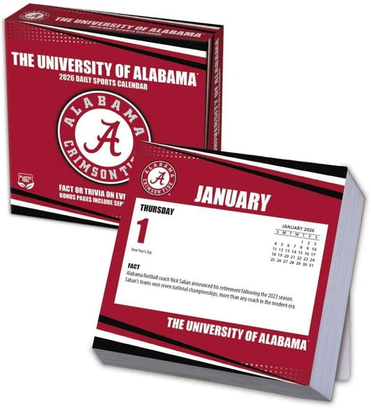 Turner Sports - Alabama Crimson Tide 2026 Box Calendar - Multicolor