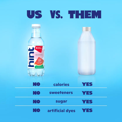 Hint Fruit-Infused Bottled Water, Peppermint Bark- Sugar Free Flavored Water with Zero Calories - 16 Fl Oz (Pack of 12)