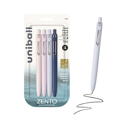 uniball™ Zento Gel Pens, Black Ink