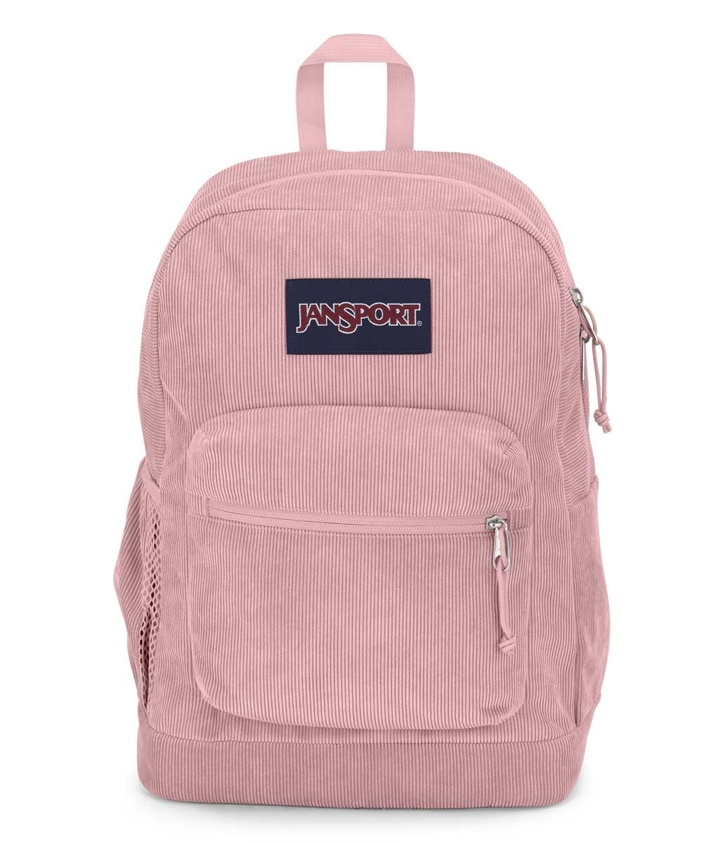 JanSport Cross Town Plus Remix Backpack, Misty Pink Corduroy