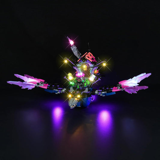 LED Lighting Kit for Lego DREAMZzz The Never Witch s Midnight Raven, Creative Light for Lego 71478 Set (Lights Only, No Lego Models)