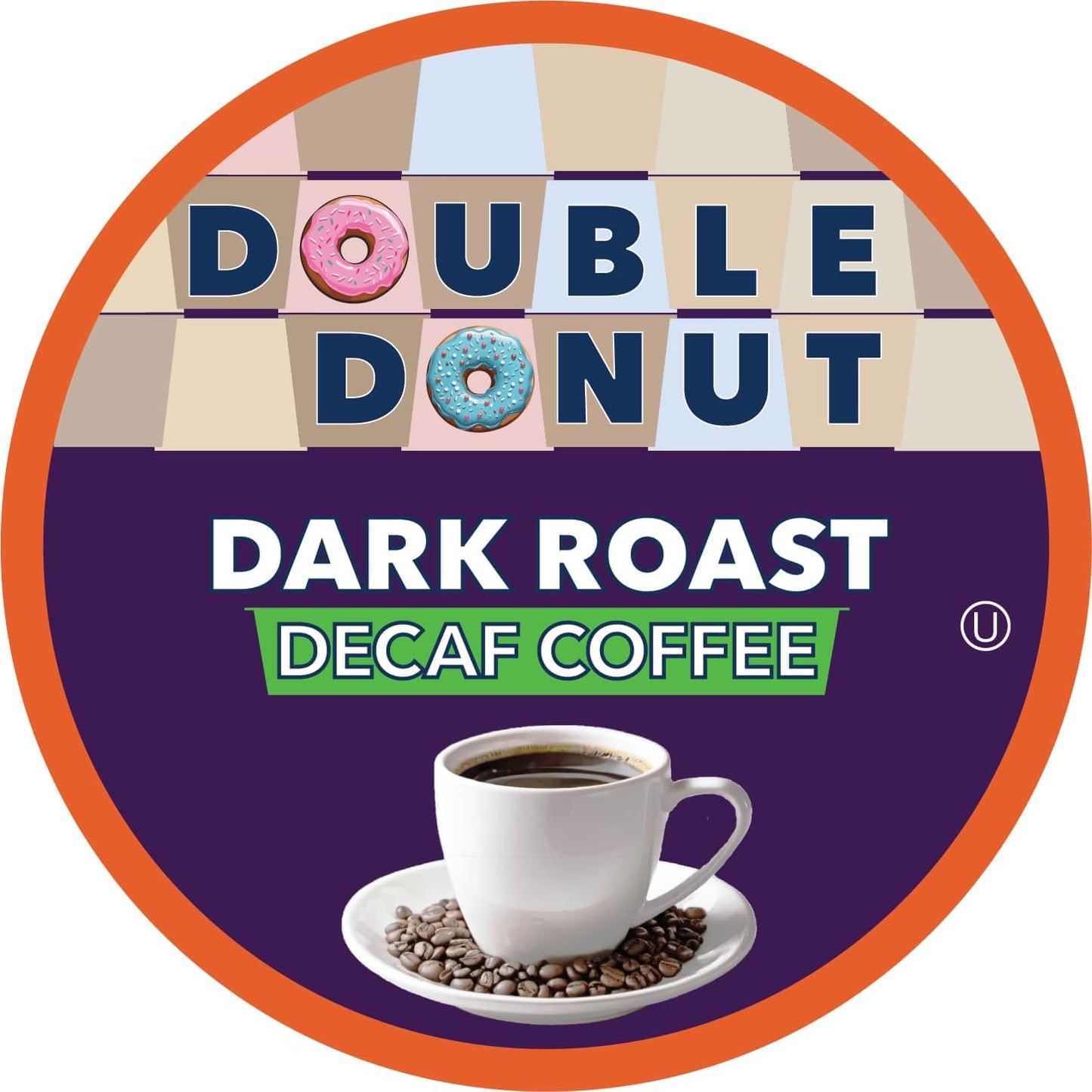 Double Donut Decaf Dark Roast Pods 72 ct BB 3/6/27