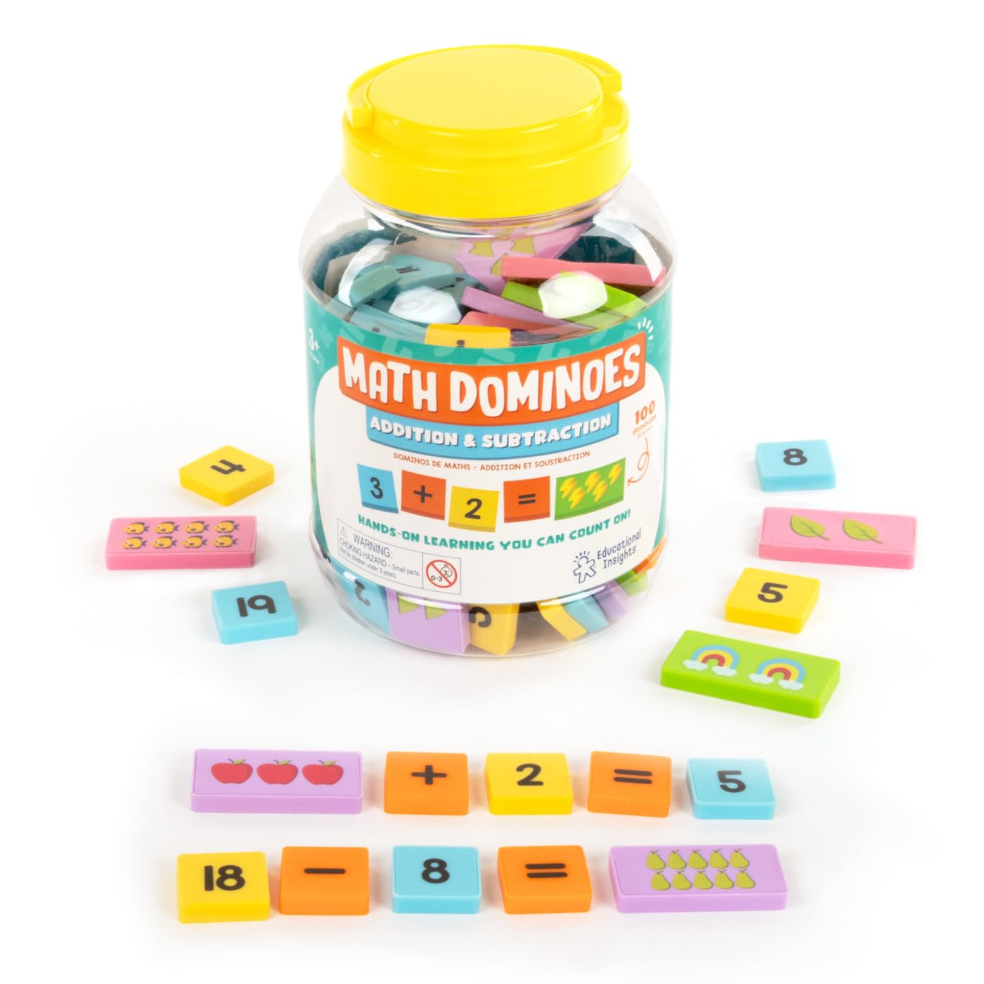 Educational Insights Math Dominoes Addition & Subtraction