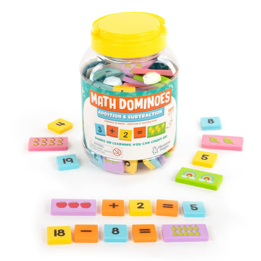 Educational Insights Math Dominoes Addition & Subtraction