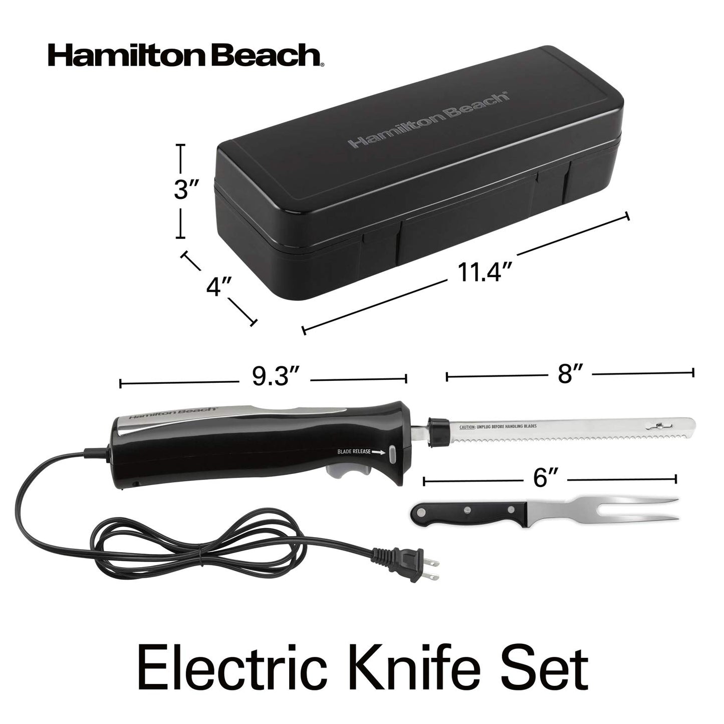 Hamilton Beach Set Electric Carving Knife  (Open Box)