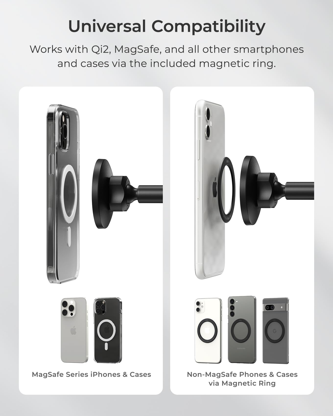 Ottie ITap 3 MagSafe Compatible Magnetic Car Dash & Windshield Mount