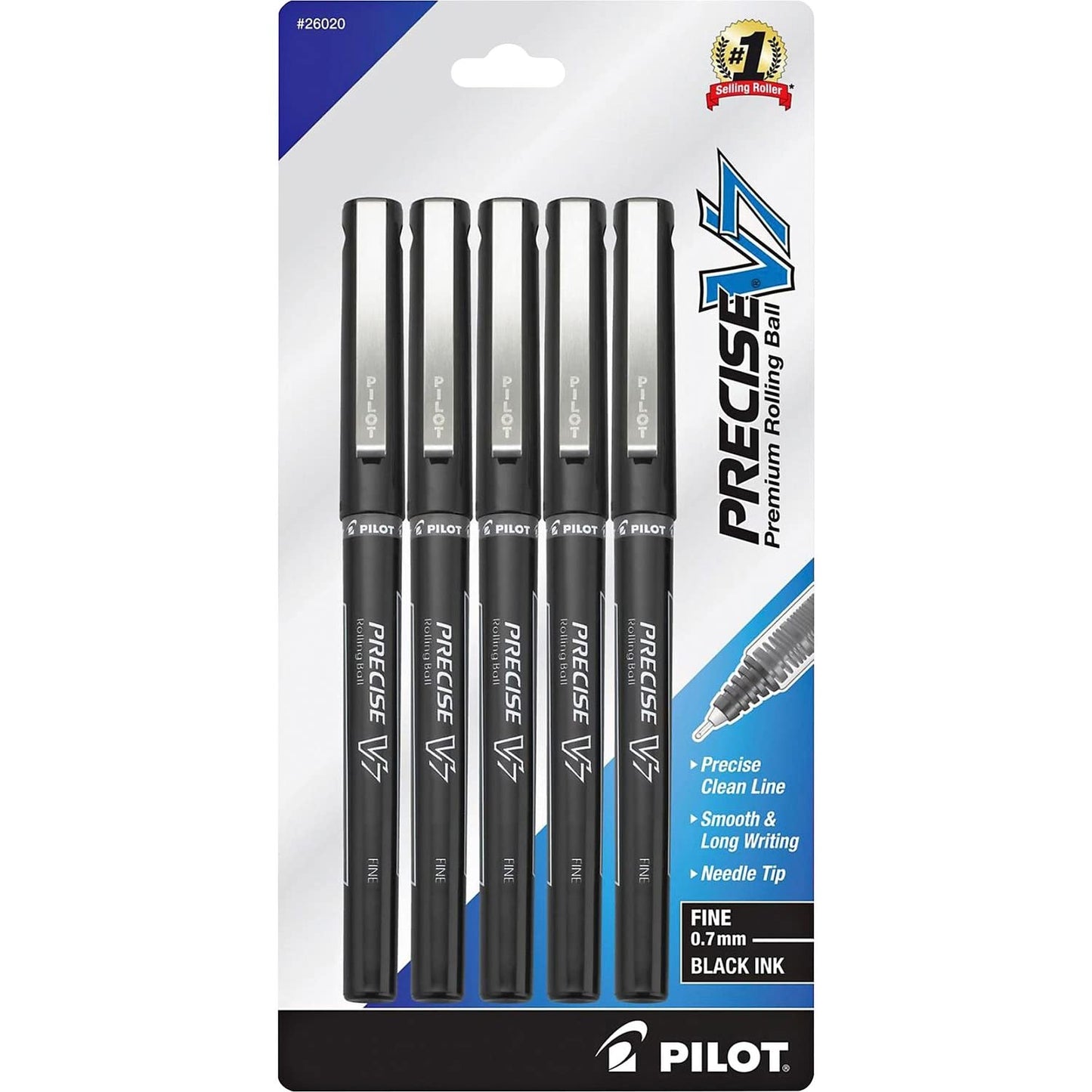 Pilot, Liquid Ink Ballpoint Pens Pack of 5