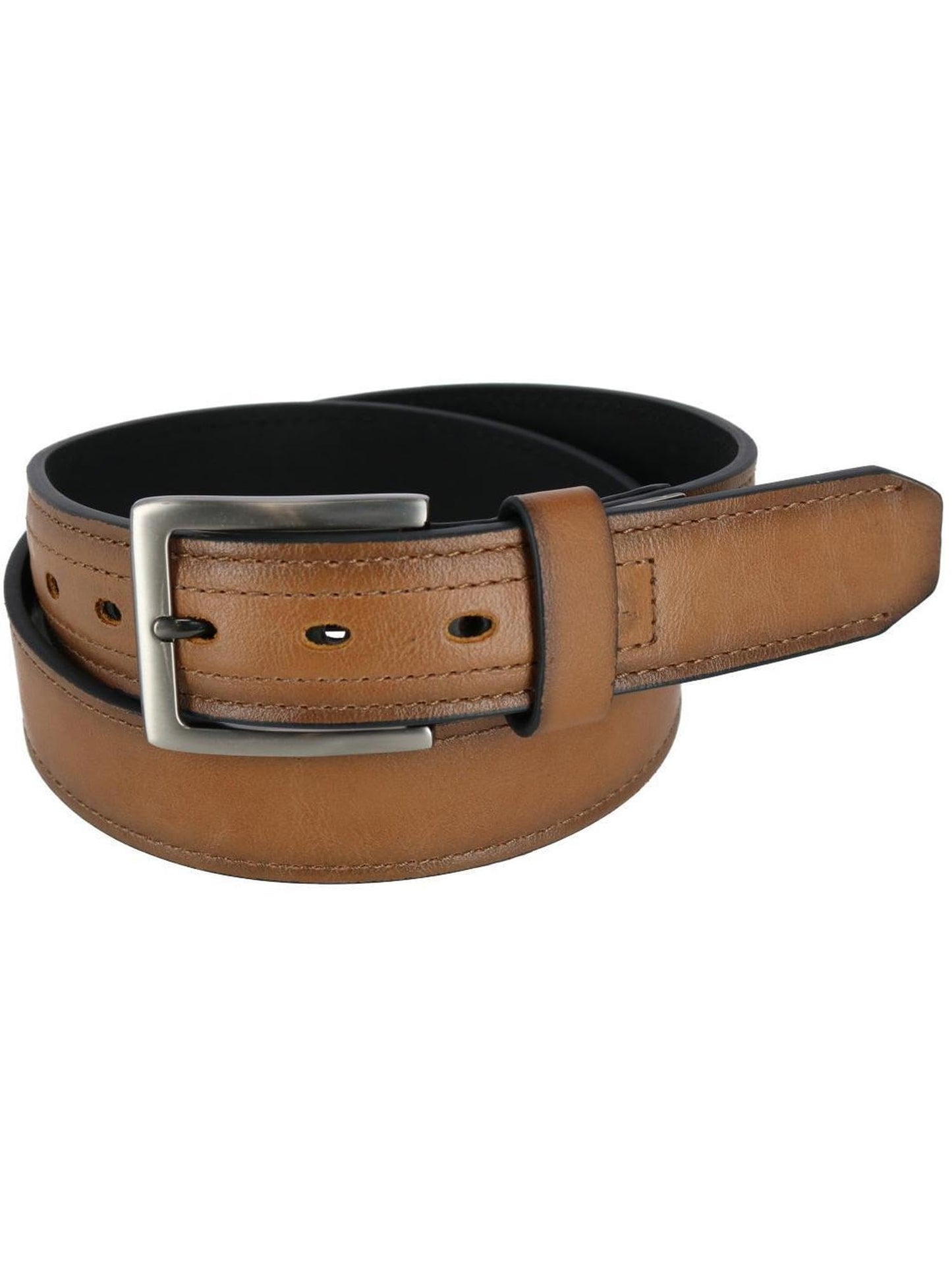 Dickies Men's Reinforced Leather 1 1/2 Inch Work Belt, Small, Brown