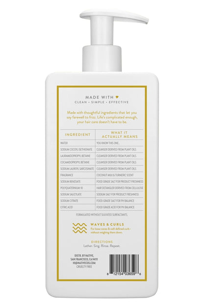 Native Curl Care 2-in-1 Men's Shampoo & Conditioner