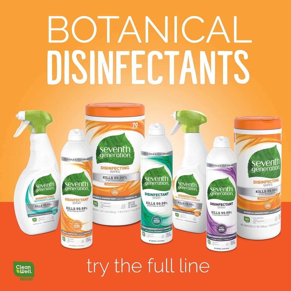 Seventh Generation Botanical Disinfecting 26 oz Spray Bottle