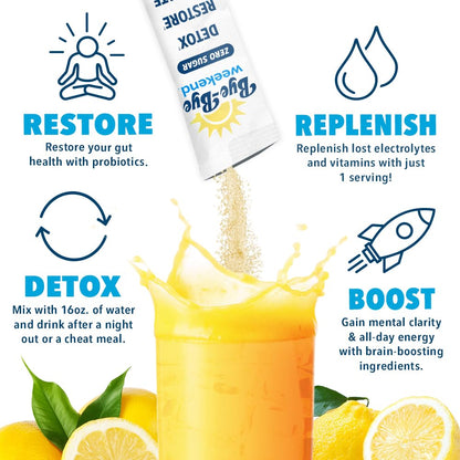 Bye-Bye Weekend Recovery Drink Mix - Lemonaid EXP 03/2027