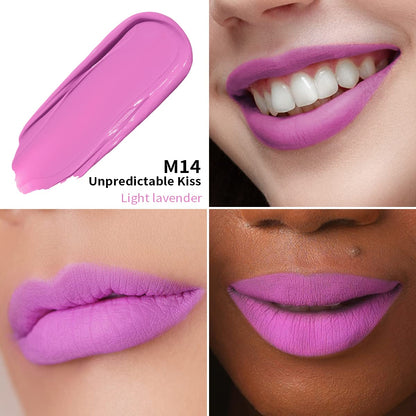 Oulac Matte Lipstick Light Pink Lavender M14