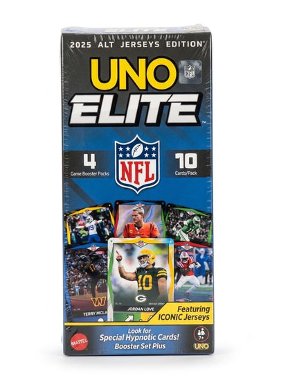 UNO Elite NFL 2025 Alt Jerseys Booster Set Plus 40 Cards (Players Vary)