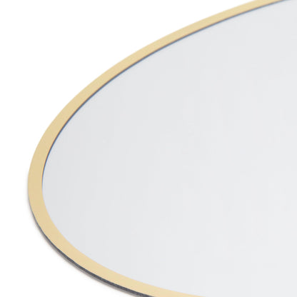 U Brands Large Magnetic Oval Locker Mirror