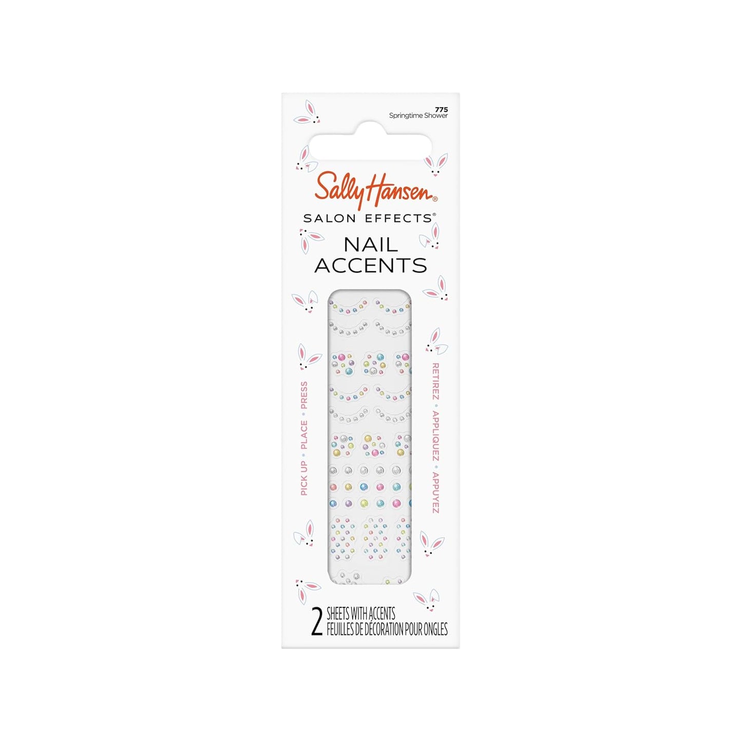 Sally Hansen Salon Effects Nail Accents X Hershey's Cookies 'n' Creme Eggs, Springtime Shower, Easy to Apply, Non-Damaging, Over 40 Accents