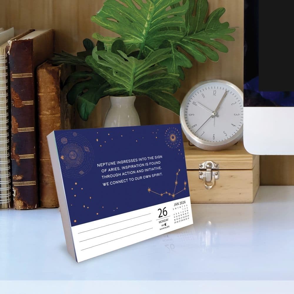 Willow Creek Press Box Calendar, Astrology 2026 5.4 x 6.2 Box Calendar