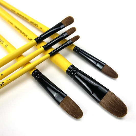 Paint Brushes Set, Long Handle 6-Piece
