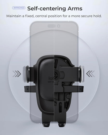 IOttie Easy One Touch 6 Air Vent & Flush Mount - Black: Adjustable Mobile Phone Holder