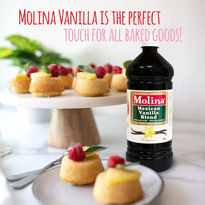 Molina Vanilla Blend 33.8oz (1l) (Exp. 03/09/2029)