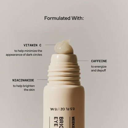 VERSED Weekend Glow Brightening Serum | Vitamin C & Caffeine, 0.5 Oz