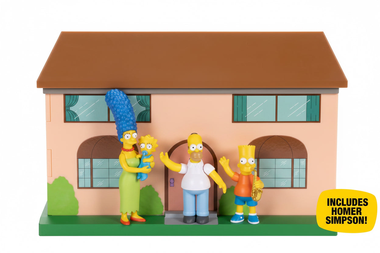 The Simpsons Living Room Diorama House