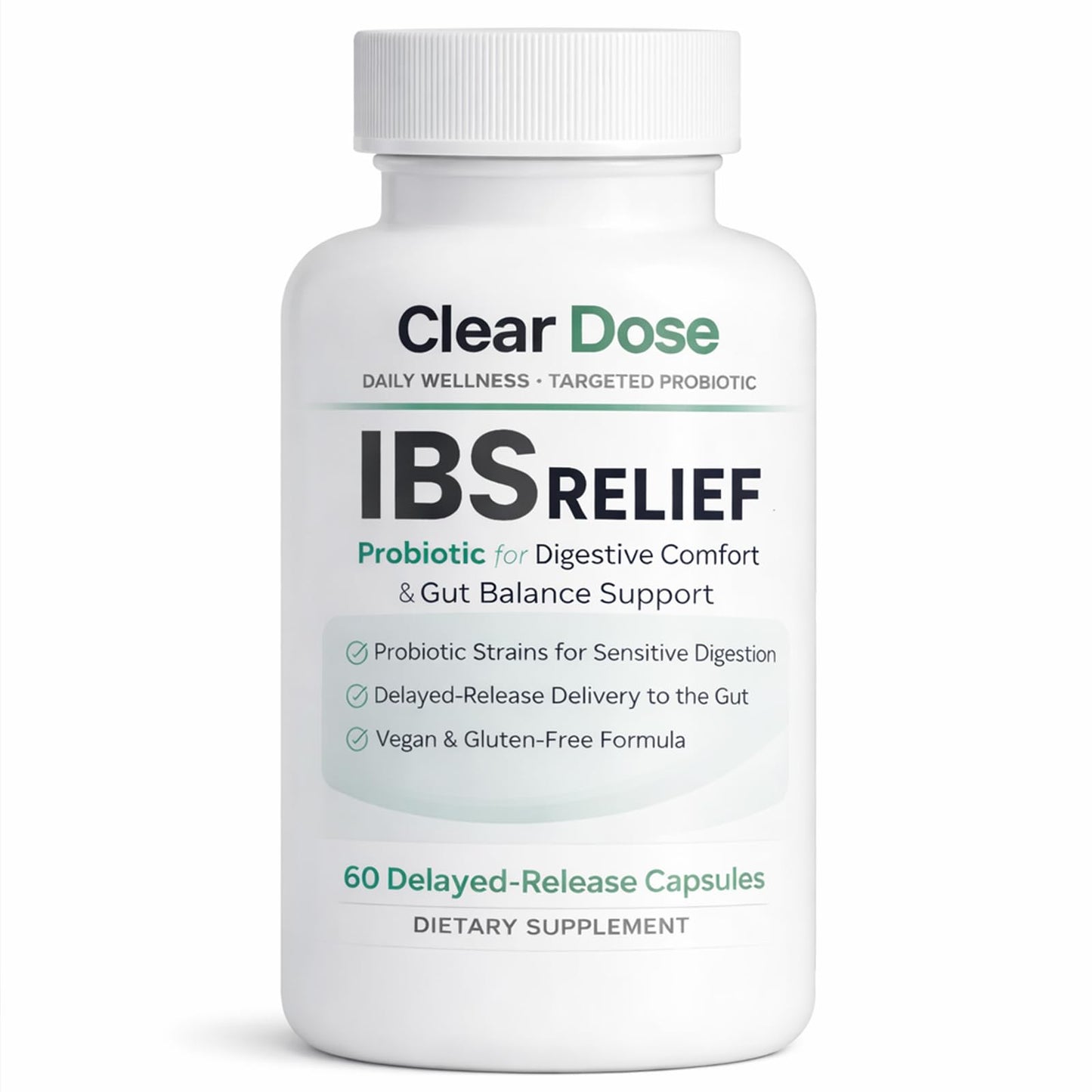 Clear Dose Digestive Support Capsules 60 ct